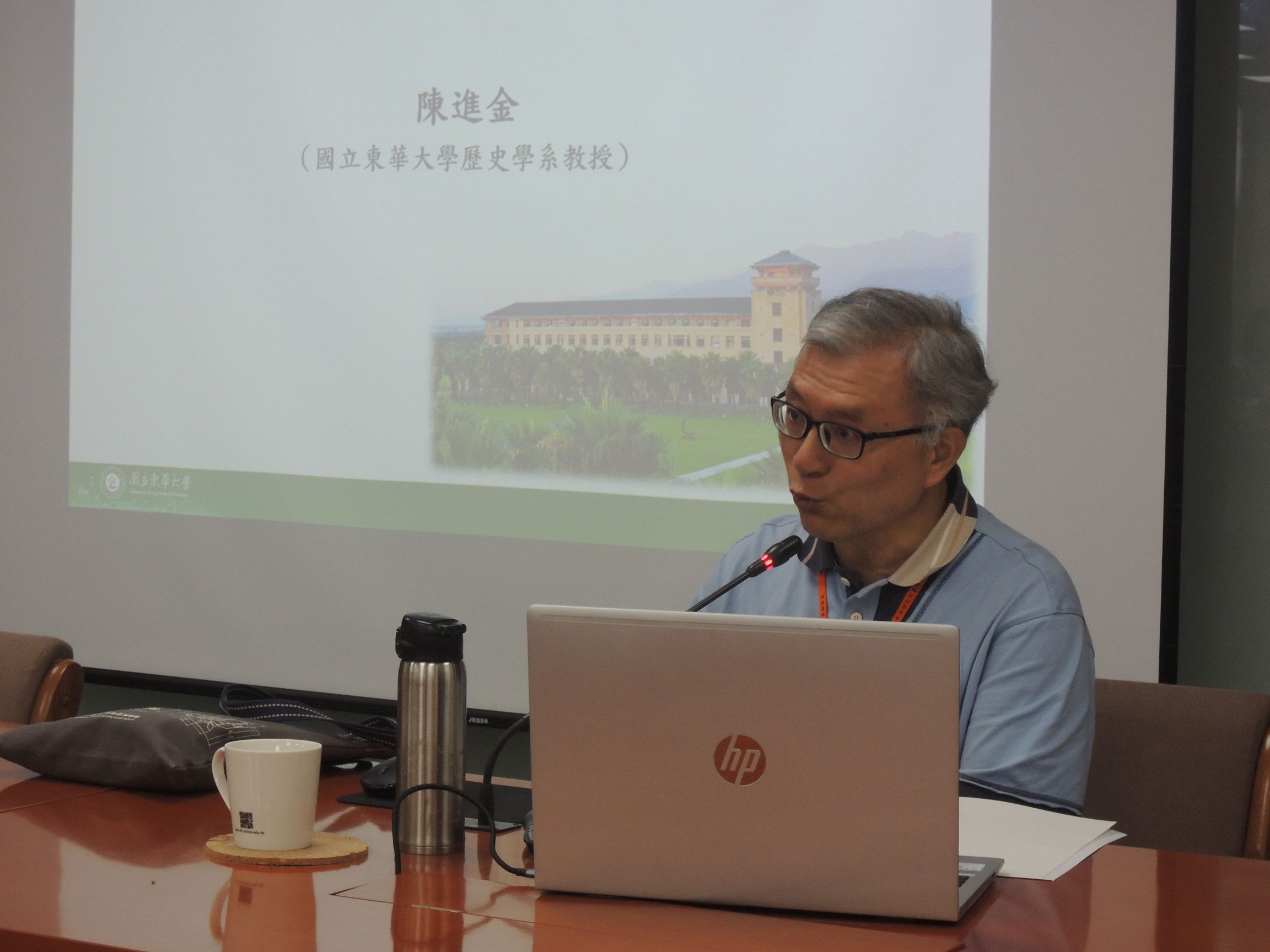 圖8：陳進金老師講課